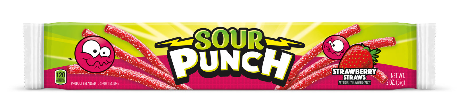 Sour Punch Strawberry Straws - 24 ct