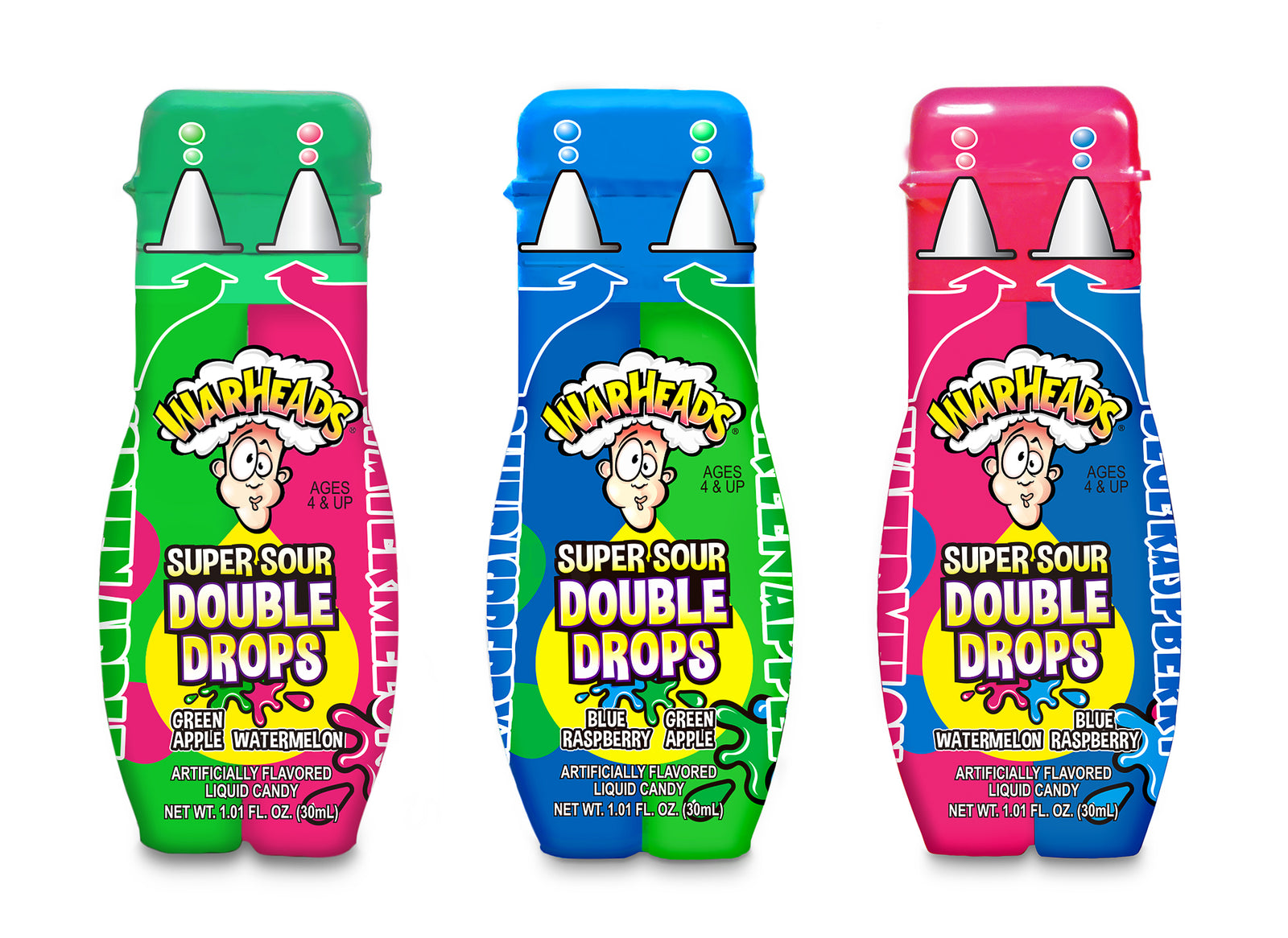 Warheads Double Drops 24/box