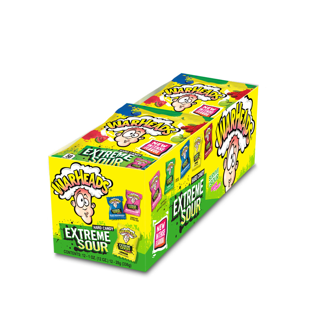 Warheads Sour Hard Candy - 12/box