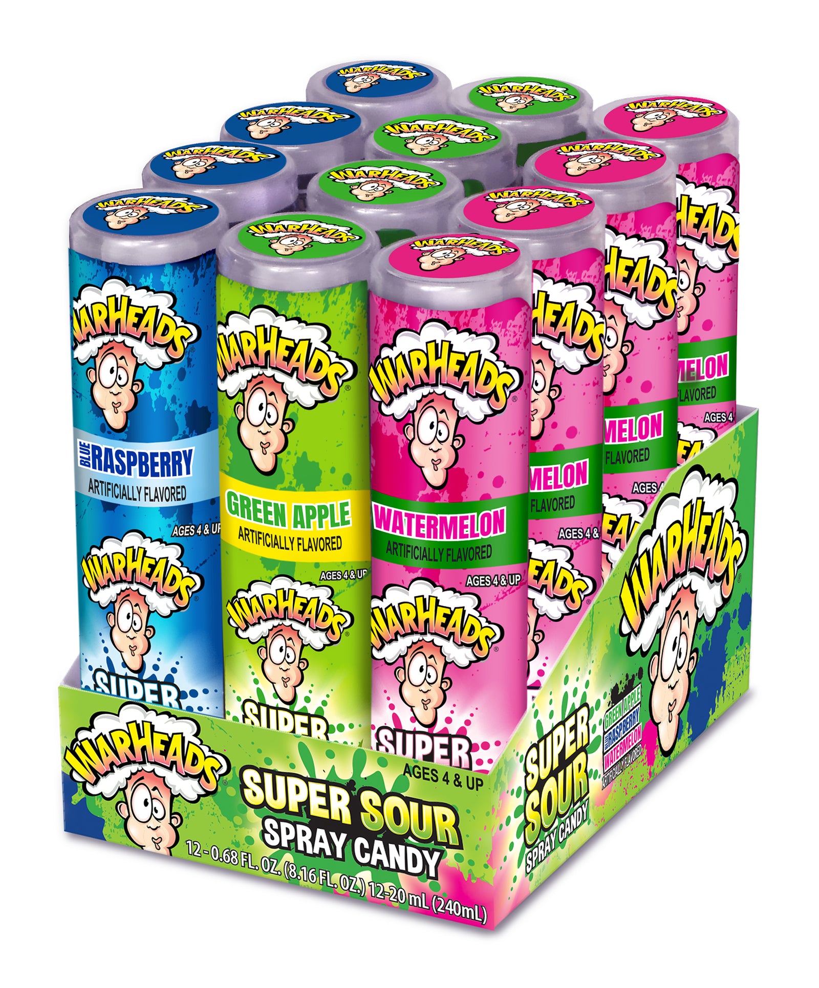 Warheads Sour Spray - 12/box