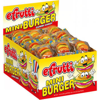 Gummi Mini Burgers - 60/box