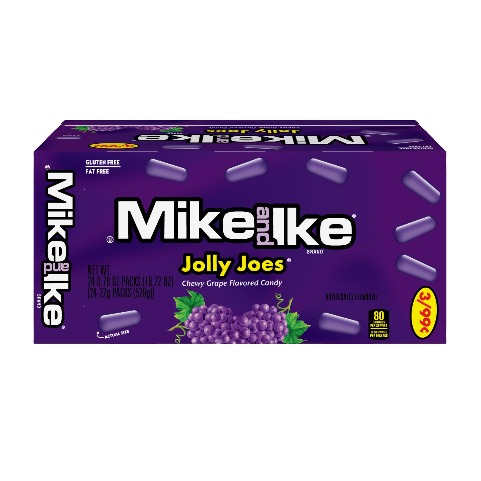 Mike & Ike Jolly Joes - 24/box