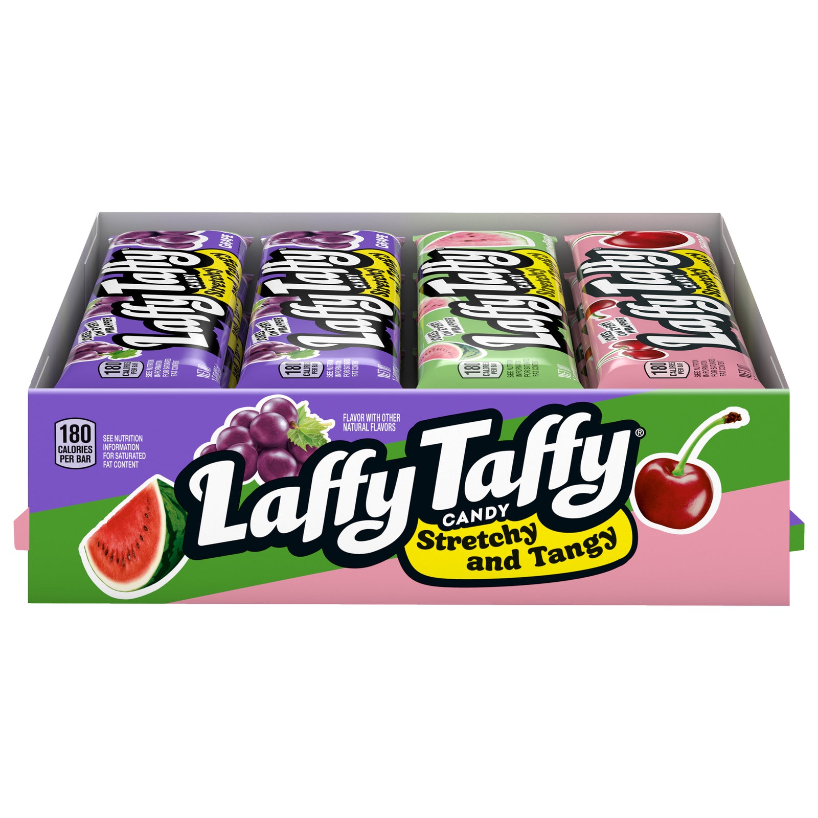Laffy Taffy Bars Assorted- 24/box