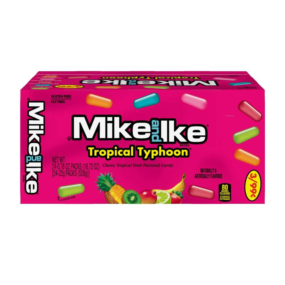 Mike & Ike Tropical Typhoon - 24/box