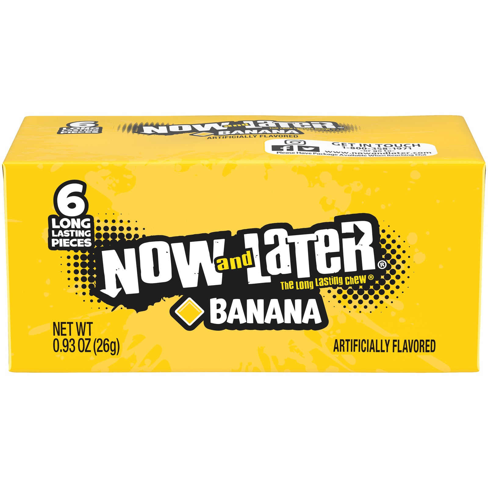 Now and Later Changemaker -Banana - 24/box