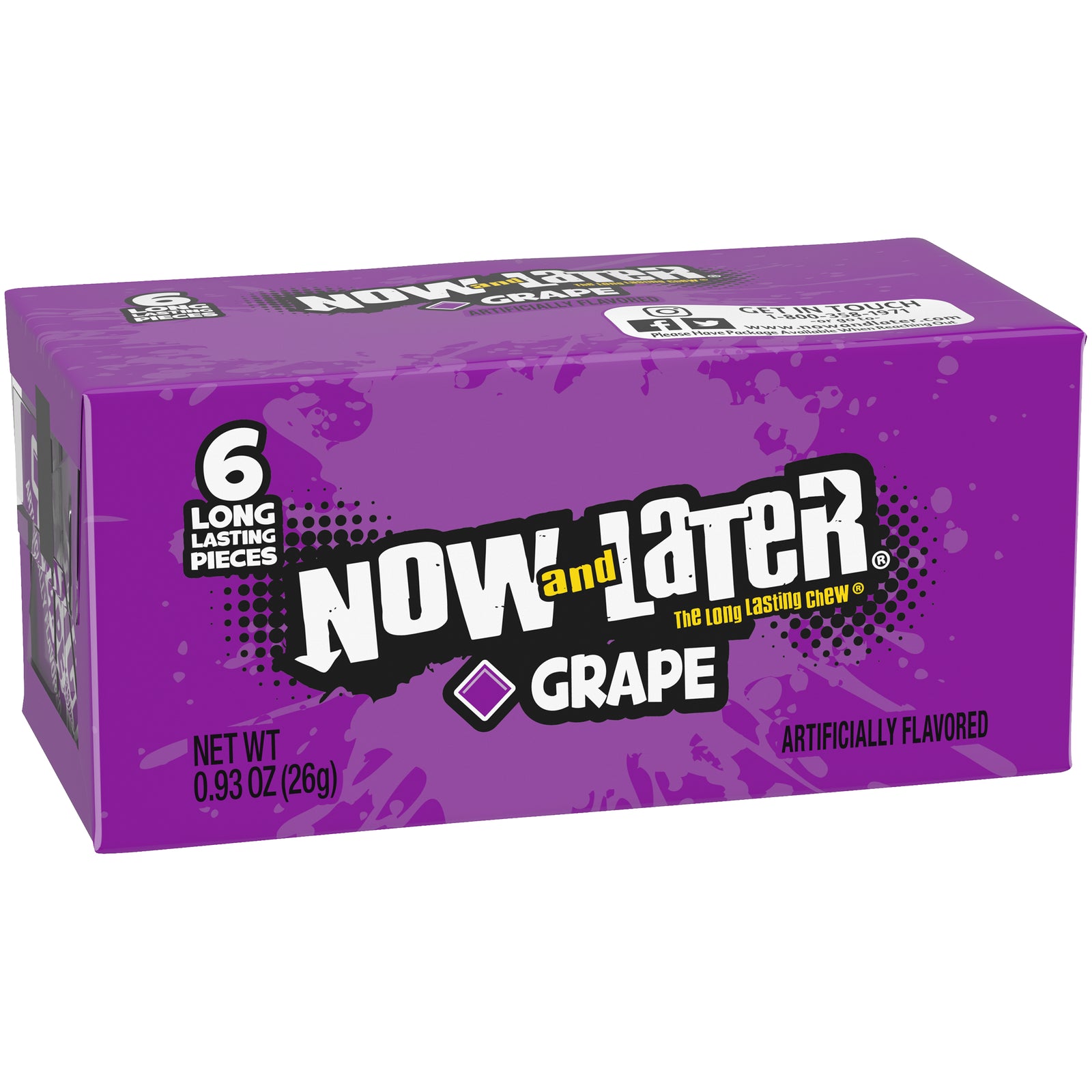 Now and Later Changemaker Grape - 24/box