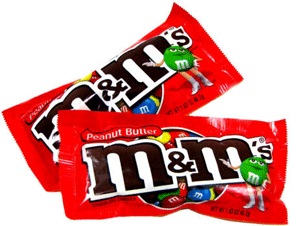 M&M's Peanut Butter - 24/box