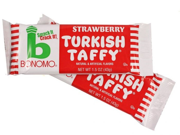 Bonomo Turkish Taffy Strawberry - 24/box
