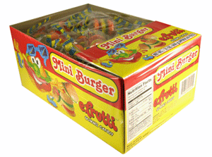 Gummi Mini Burgers - 60/box