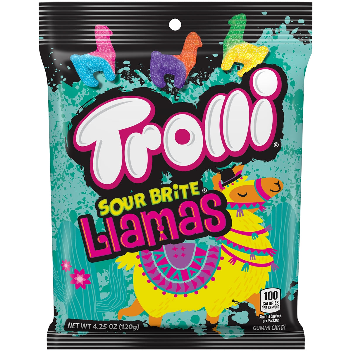 Trolli Sour Brite Llamas - 4.25oz Bag