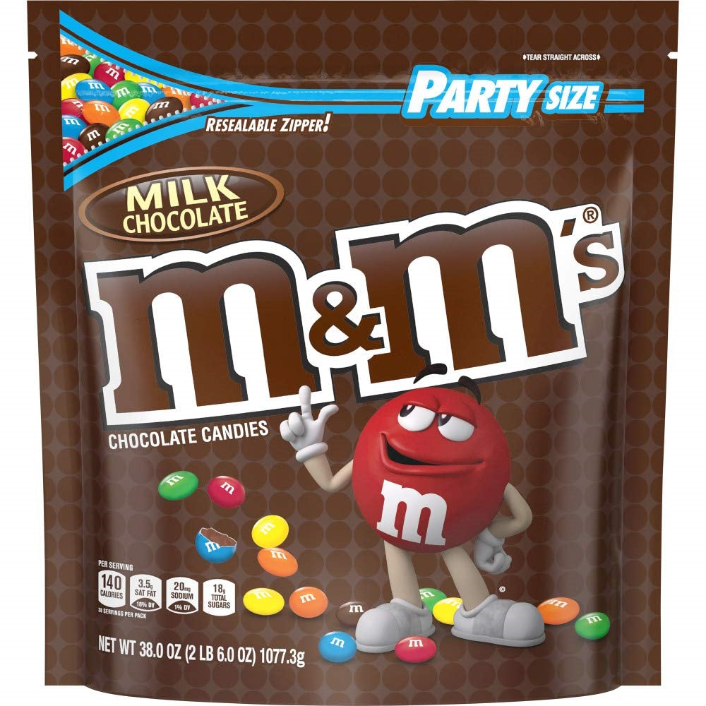 green m&ms packet
