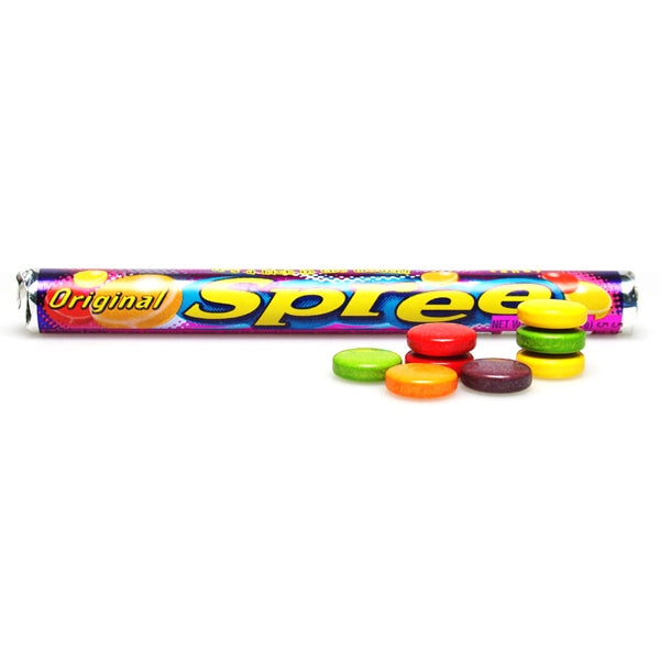 Original Spree Candy Rolls |36 Hard Candy Rolls per box
