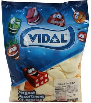 Vidal Giant Fried Egg Gummi -4.4/lb