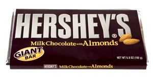 Hershey's w/Almonds Giant Bar 7oz