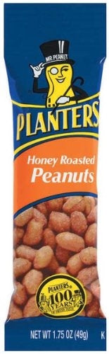 planters peanut box Planter's Honey Roasted Peanuts 18/box – The Wholesale Candy Shop