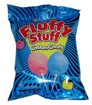 Fluffy Stuff Cotton Candy 1oz Bags - 12/box – The Wholesale Candy Shop