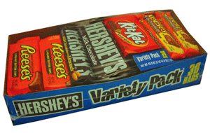 Hershey's Assorted - 30/box