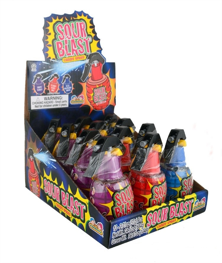Kidsmania Sour Blast Spray 12/box – The Wholesale Candy Shop