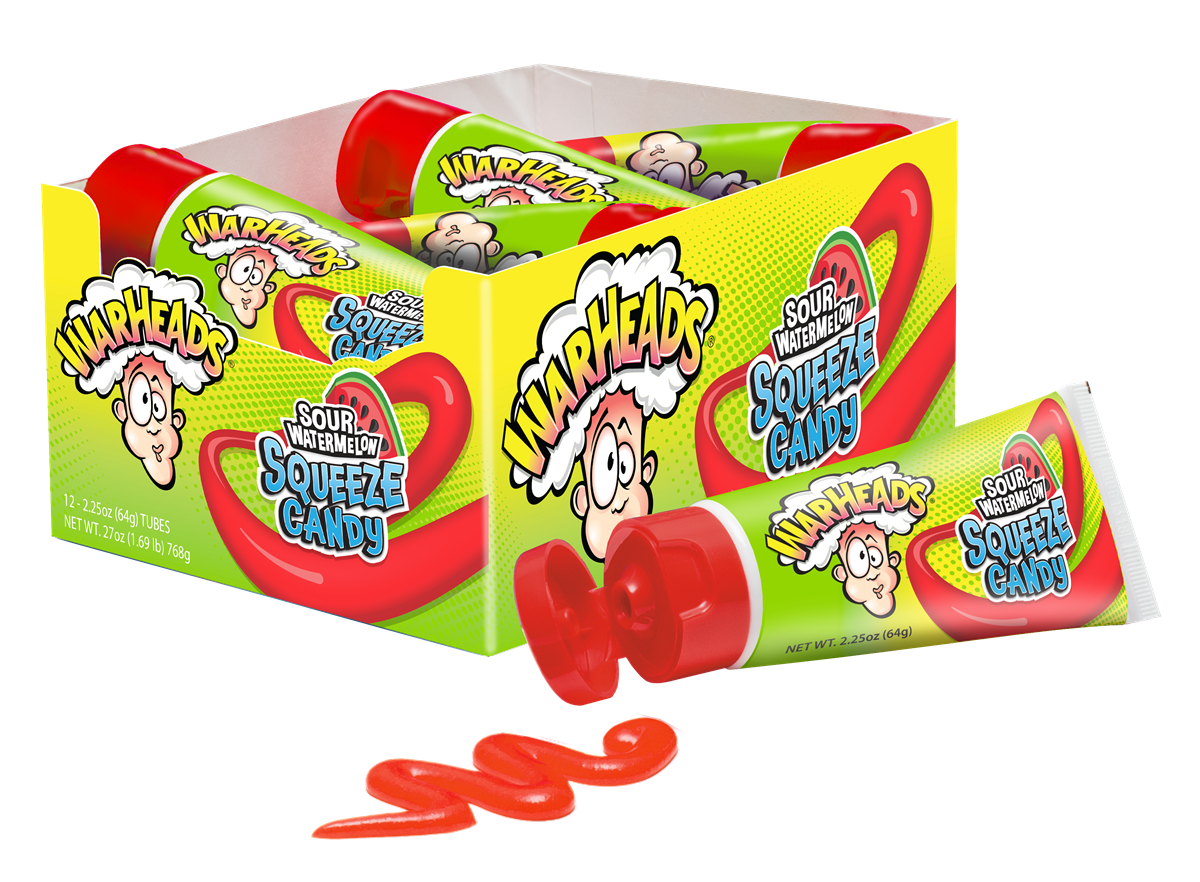 Warheads Sour Watermelon Squeeze - 12/box