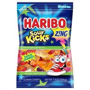 Haribo Sour Kicks- 4.5oz bag