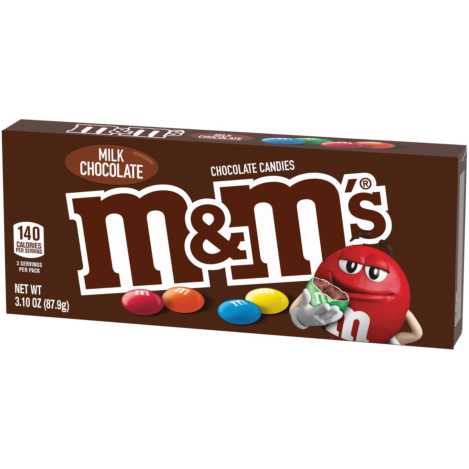 Peanut Butter M&M'S Minis Candy Mega Tube, 24 Ct Box