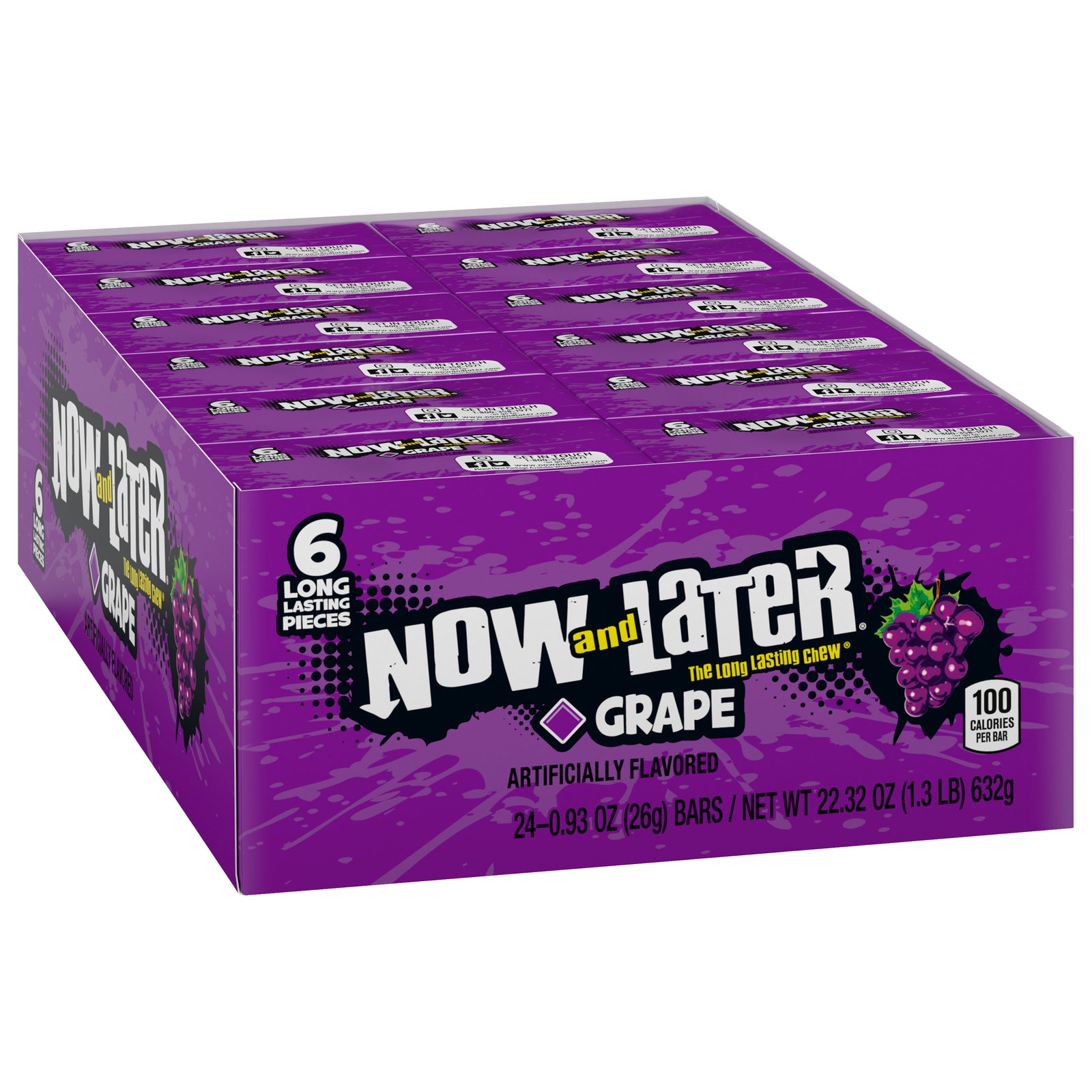 Now and Later Changemaker Grape - 24/box