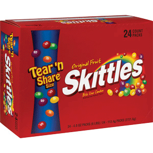 Skittles King Size - 24/box