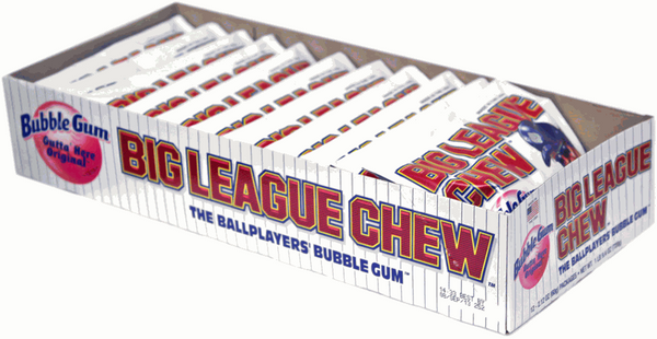 Big League Chew Original Bubble Gum - 12 count, 2.12 oz pouch