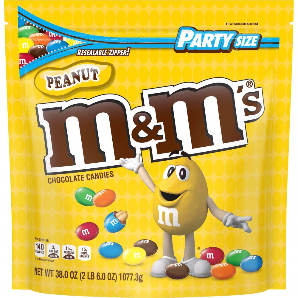 Peanut Butter M&Ms in Bulk  5.1oz Bag of Peanut Butter M&Ms – The  Wholesale Candy Shop