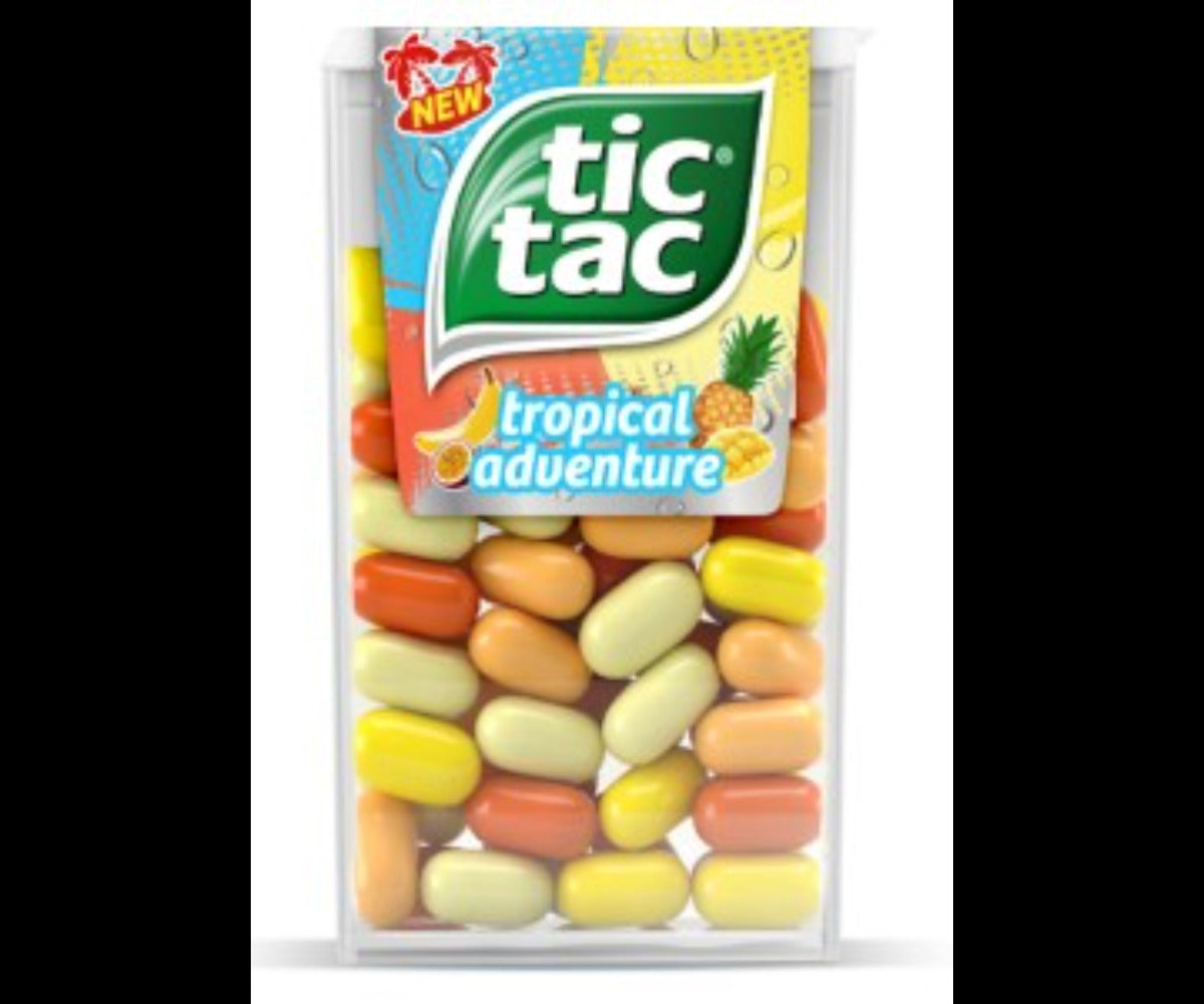 Tic Tac Tropical Adventure 1oz - 12/box