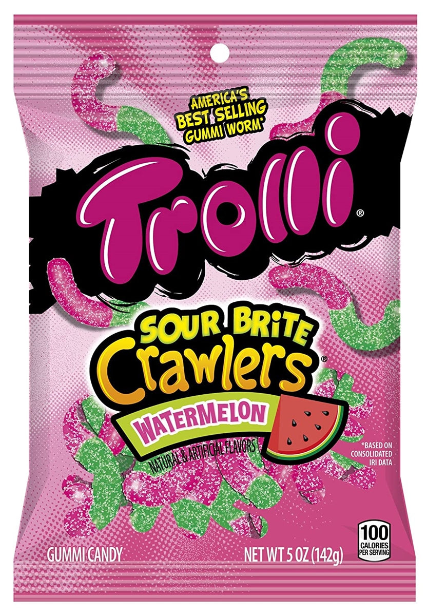 Trolli Sour Brite Crawlers Watermelon - 4.25oz Bag