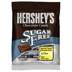 Hershey's Sugar Free Chocolate 3.3oz Bag