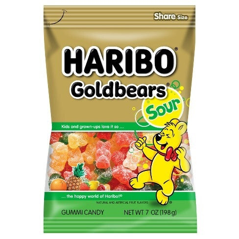 Haribo Sour Gold Bears - 4.5oz bag