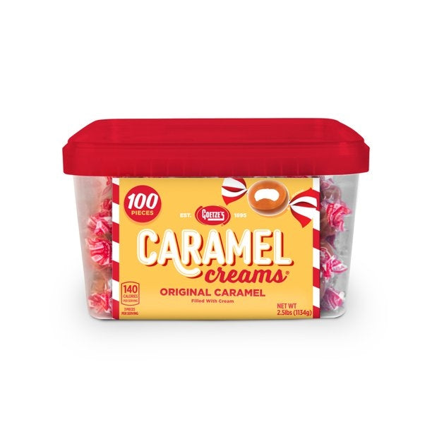 Goetze Caramel Creams - 100/jar