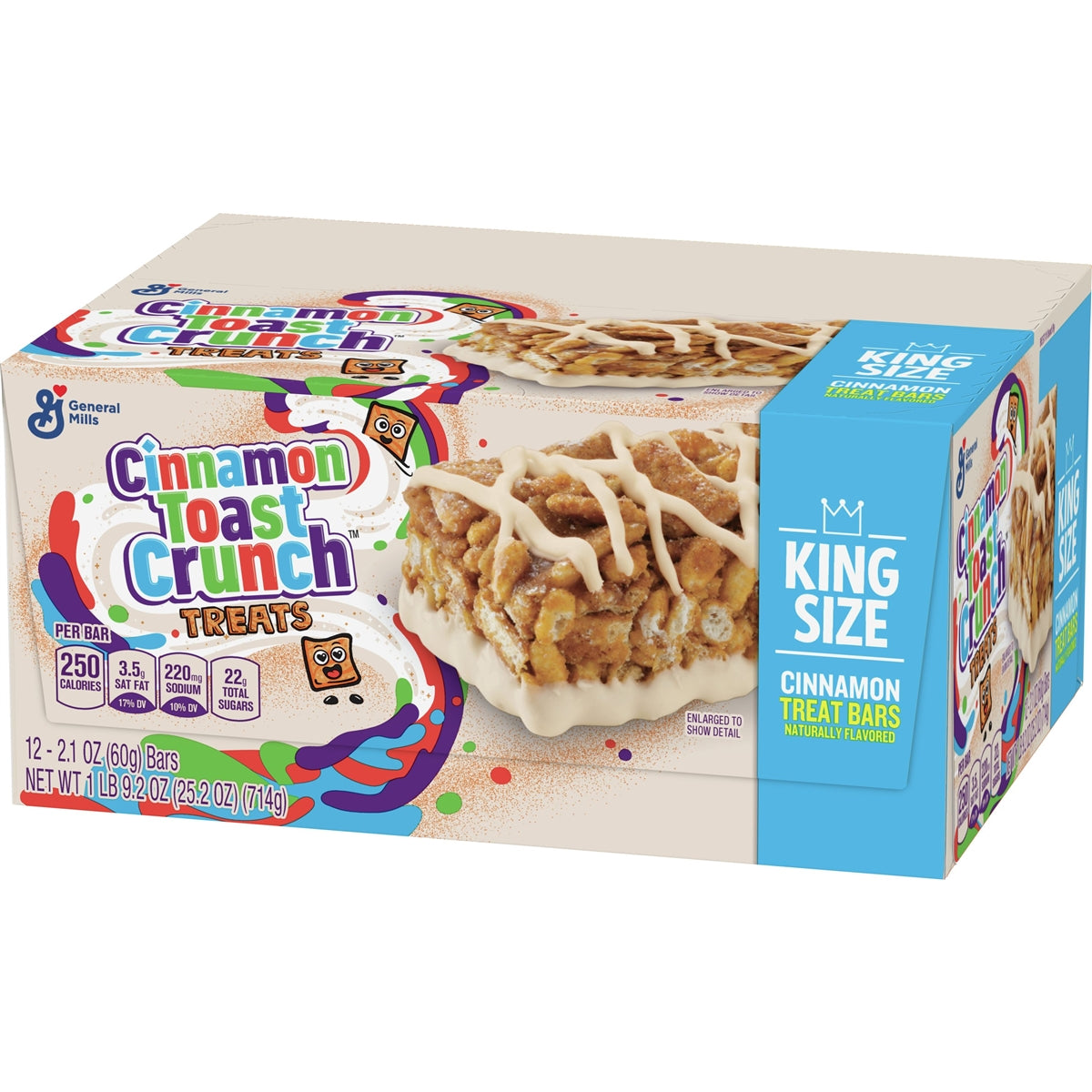 Cinnamon Toast Crunch King Size Cereal Bars - 12ct