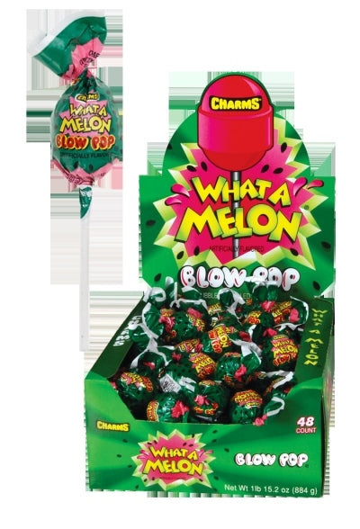 Charms Blow Pop What-a-Melon - 48/box