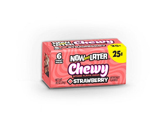 Now and Later Chewy Strawberry - 24/box