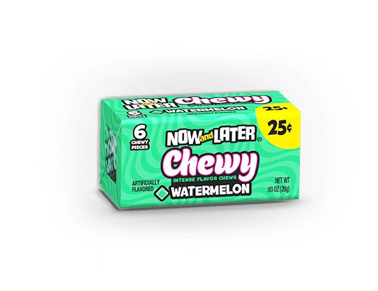 Now and Later Chewy Watermelon - 24/box