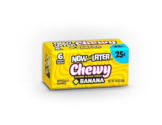 Now and Later Chewy Banana - 24/box