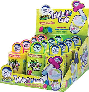 Sour Triple Dip Candy - 12/box