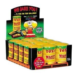 Toxic Waste Candy Filled Drums - 12/box