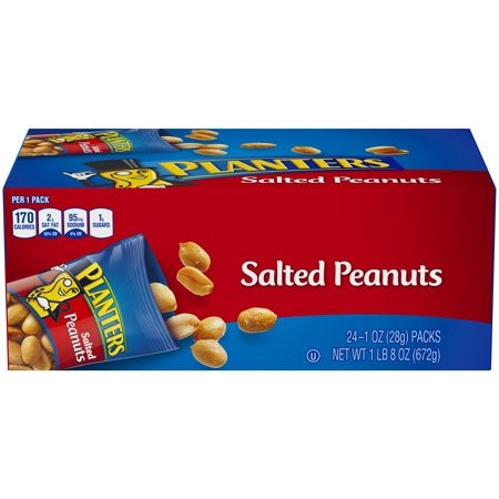 Planter's Salted Peanuts 24/box