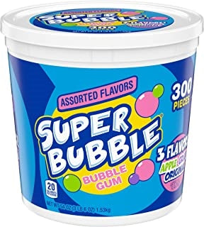 Super Bubble Assorted- 300/jar