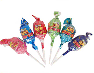 Charms Fluffy Stuff Cotton Candy Lollipop - 48 / Box - Candy Favorites