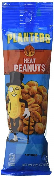 Planter's Heat Peanuts 18/box