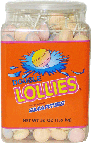 Smarties Lollies - Unwrapped - 200/jar