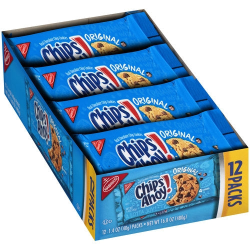 Chips Ahoy Snack Pack - 12/ct
